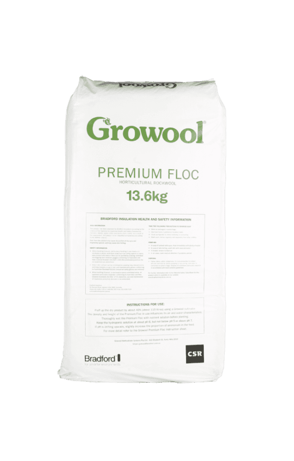GROWOOL PREMIUM FLOC 13.6kg 110L 3