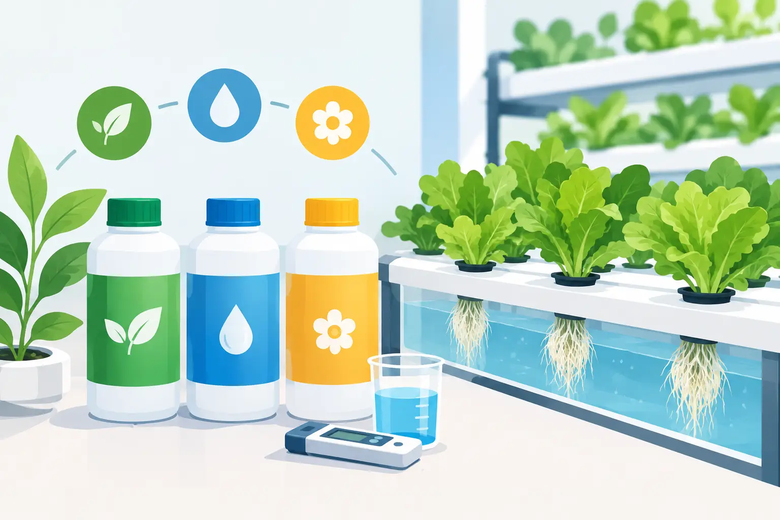 You are currently viewing How to Choose Hydroponic Nutrients for Better Yields