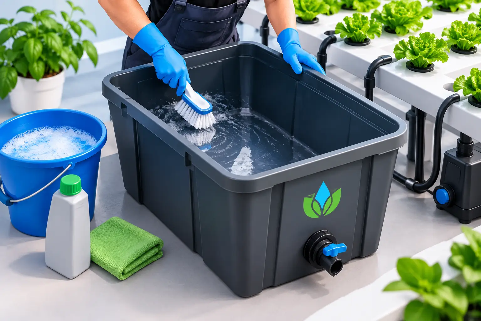 You are currently viewing How to Clean a Hydroponic Reservoir Properly
