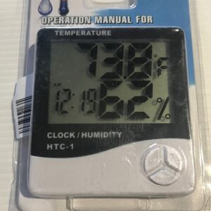 Hygrometer, Temp And Humidity