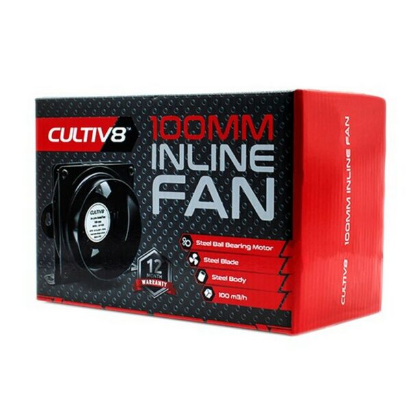 CULTIV8 INLINE FAN 100MM 3