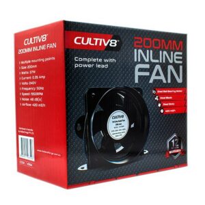CULTIV8 IN-LINE FAN 200MM